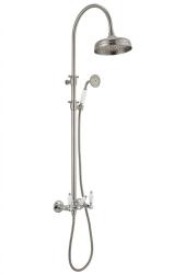 PB klassieke Doucheset opbouw met regendouche telescopische douchekolom RVS 1208854892